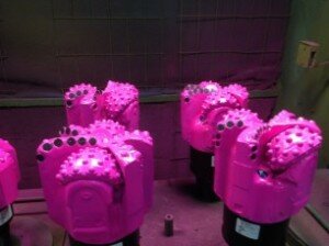 Pink drill bits